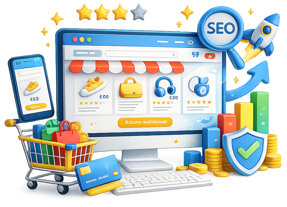 Création site e-commerce dans notre agence web Kinshasa