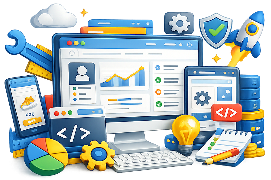 Développement d'applications web sur mesure dans notre agence web Kinshasa